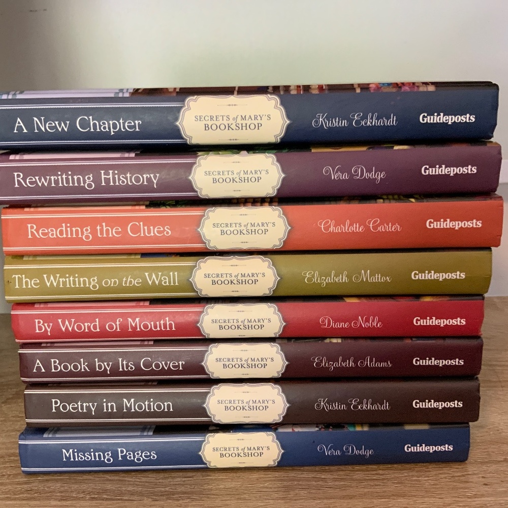 Secrets Of Mary’s Bookshop by Guideposts, books 1-8, book series, book Bundle